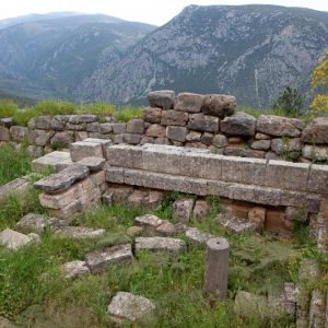 Greece, Delphi, Treasury of Sikyon High-Quality Images & Videos The MCA Collection