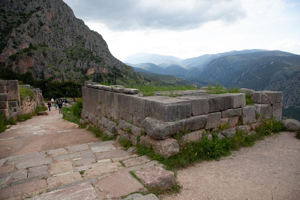 Greece, Delphi, Treasury of Siphnos High-Quality Images & Videos The MCA Collection