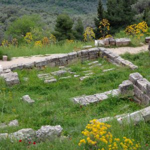 Greece, Delphi, Treasury of the Boeotians High-Quality Images & Videos The MCA Collection