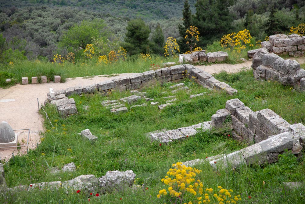 Greece, Delphi, Treasury of the Boeotians High-Quality Images & Videos The MCA Collection