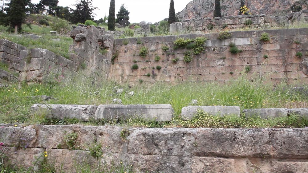 Greece, Delphi, monument Offering of crateros High-Quality Images & Videos The MCA Collection