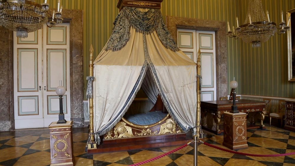 Italy, Caserta Palace – Bedroom of Joachim Murat High-Quality Images & Videos The MCA Collection