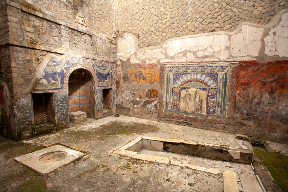 Italy, Herculaneum – House of Neptune and Amphitrite High-Quality Images & Videos The MCA Collection