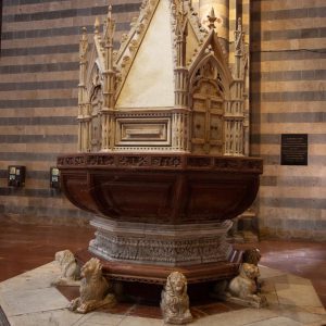 Italy, Orvieto Cathedral – baptismal font High-Quality Images & Videos The MCA Collection