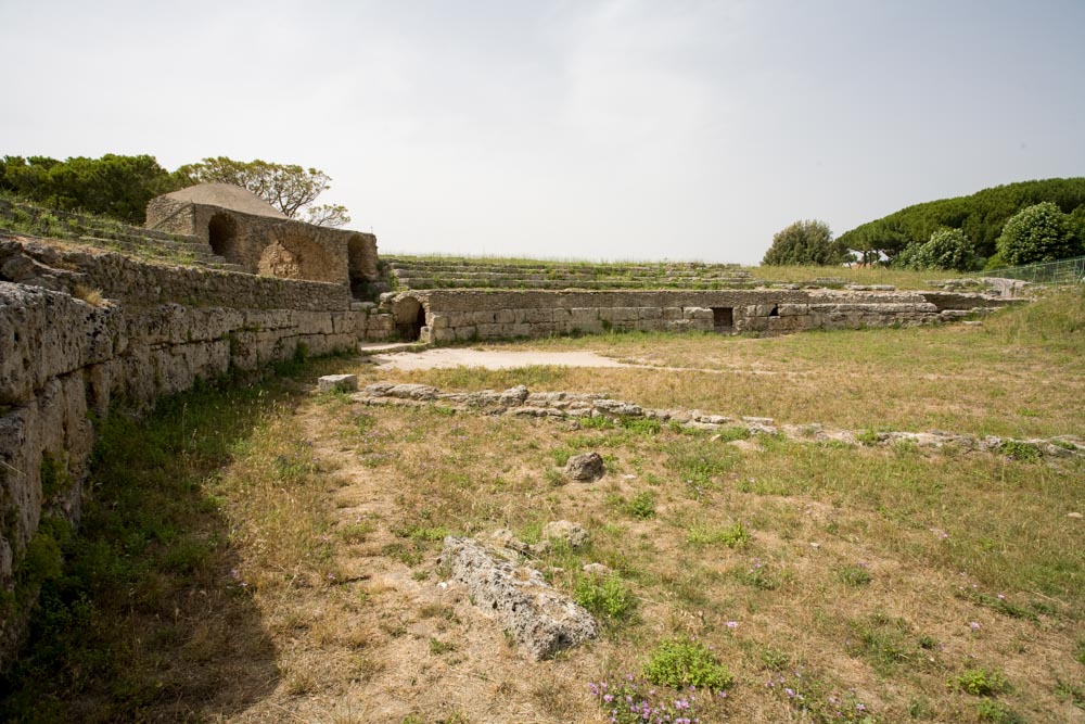 Italy, Paestum – Amphitheatre High-Quality Images & Videos The MCA Collection