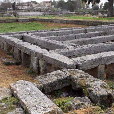 Italy, Paestum - Hellenistic Pool