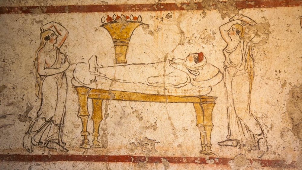 Italy, Paestum – Painted tombs from Lucanian period (00:02:36) High-Quality Images & Videos The MCA Collection