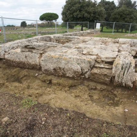 Italy, Paestum - Temple of Zeus Agorias