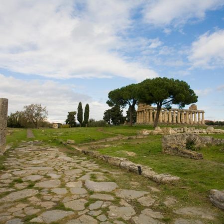 Italy, Paestum - Via Sacra
