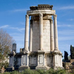 Italy, Rome, Roman Forum – Temple of Vesta High-Quality Images & Videos The MCA Collection