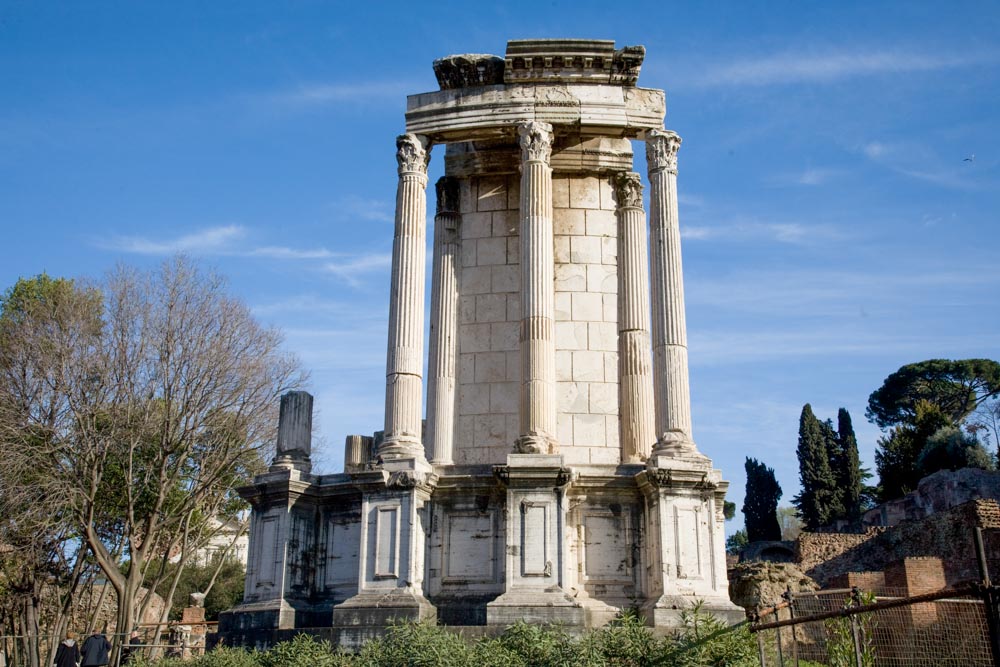 Italy, Rome, Roman Forum – Temple of Vesta High-Quality Images & Videos The MCA Collection