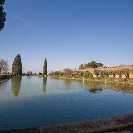 Italy, Tivoli - Hadrian's Villa - Pecile