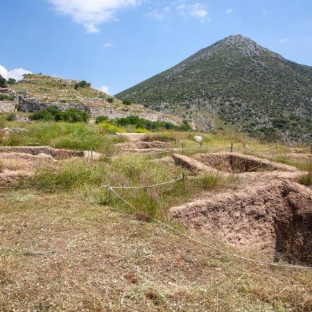 Greece, Mycenae Ancient City, Grave Circle B (00:05:56)