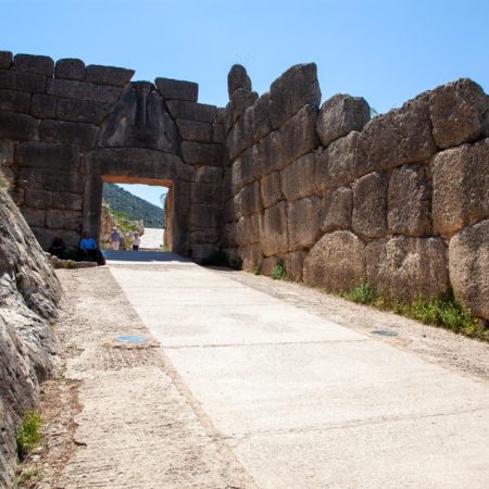 Greece, Mycenae Ancient City, Lions gate