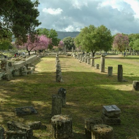 Greece, Olympia, Gymnasium