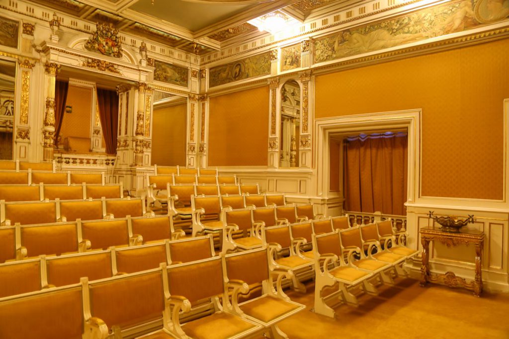 Romania, Peles Castle – Theatre Hall High-Quality Images & Videos The MCA Collection