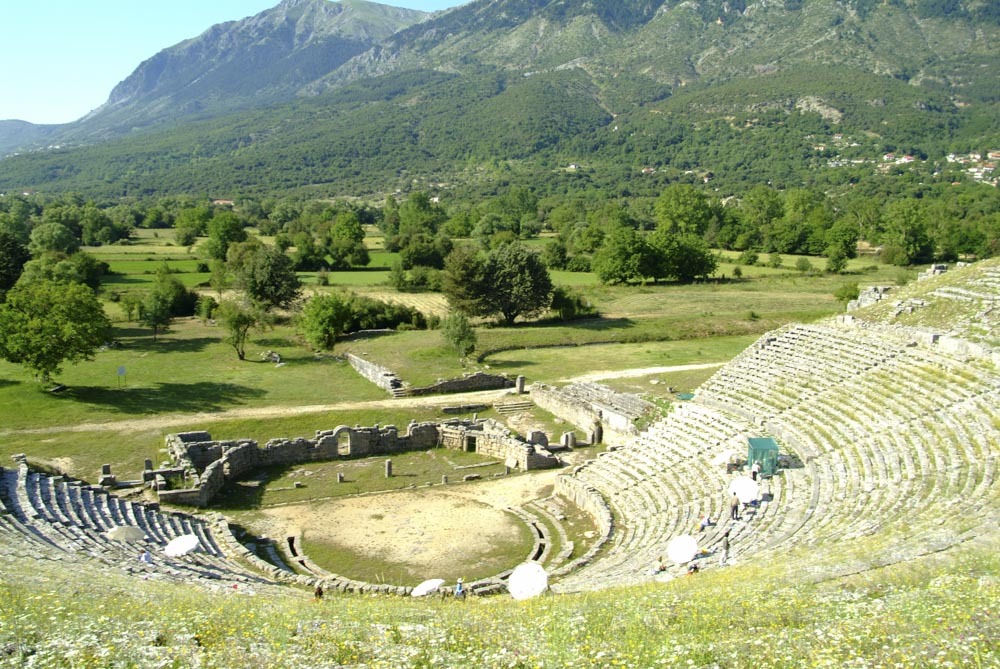 Greece, ancient Dodona – Greek theatre High-Quality Images & Videos The MCA Collection