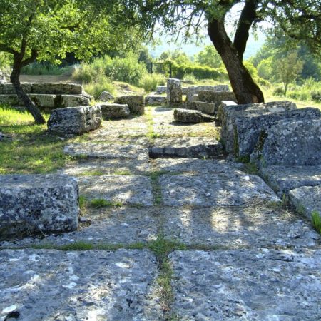 Greece, ancient Dodona - temple of Heracles