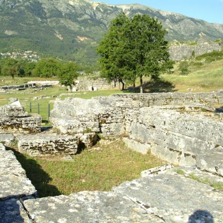 Greece, ancient Dodona - temple of Zeus -sacred house