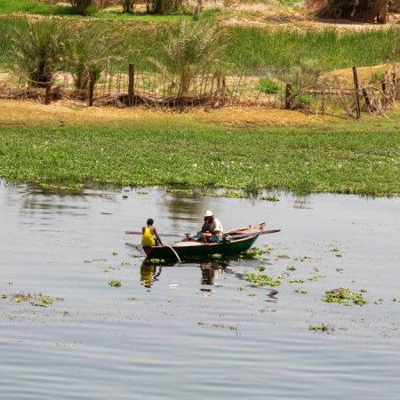 Egypt, Nile river - Traditional fisherman
