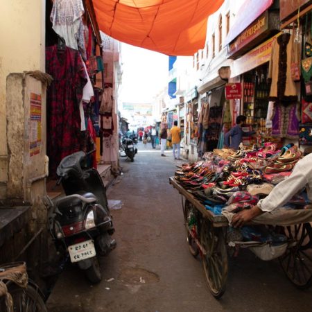 India, Rajasthan - Pushkar - Traditional - Market