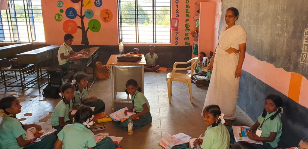 India, Tamil Nadu – Traditional  – Pupils in school High-Quality Images & Videos The MCA Collection