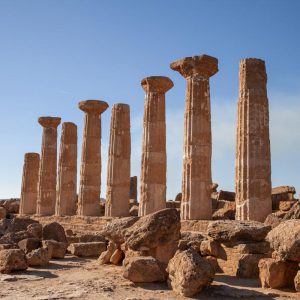 Italy, Sicily – Agrigento – Temple of Heracles High-Quality Images & Videos The MCA Collection