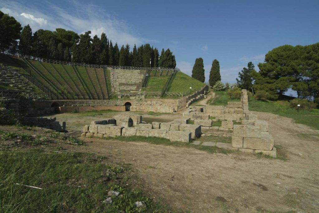 Italy, Sicily – Ancient Tyndaris – Greek Theatre High-Quality Images & Videos The MCA Collection
