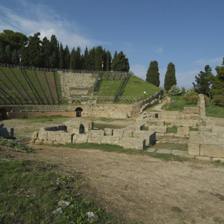 Italy, Sicily - Ancient Tyndaris - Greek Theatre