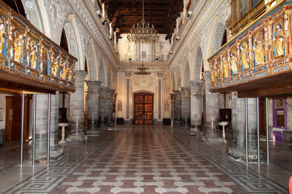 Italy, Sicily – Enna Cathedral – Nave High-Quality Images & Videos The MCA Collection
