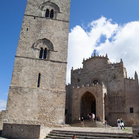 Italy, Sicily – Erice Cathedral – Facade Italy, Sicily - Erice Cathedral - Facade