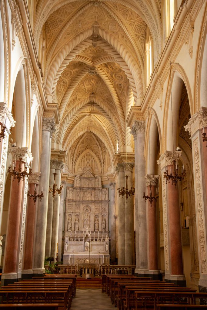 Italy, Sicily – Erice Cathedral – Nave High-Quality Images & Videos The MCA Collection