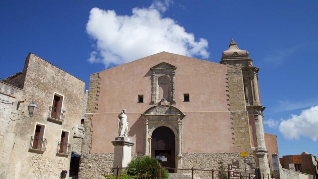Italy, Sicily – Erice, San Giuliano church-facade High-Quality Images & Videos The MCA Collection