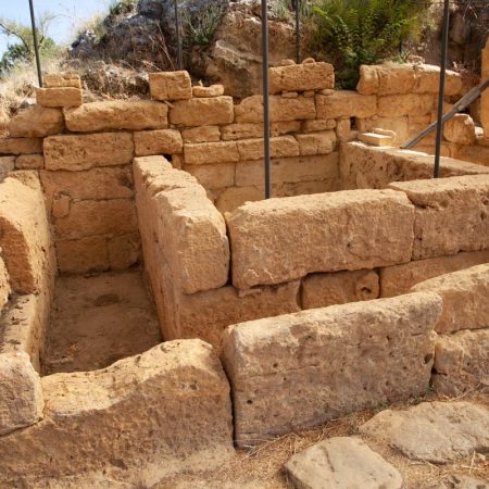 Italy, Sicily - Morgantina - Fountain House
