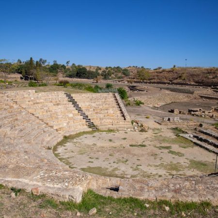Italy, Sicily - Morgantina - Greek theatre