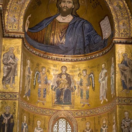 Italy, Sicily - Palermo, Monreale Cathedral -Apse
