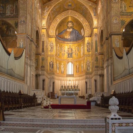 Italy, Sicily – Palermo, Monreale Cathedral -Choir Italy, Sicily - Palermo, Monreale Cathedral -Choir