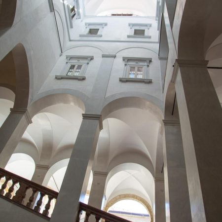 Italy, Sicily – Palermo, Palazzo dei Normanni (Royal Palace of Palermo)-Palatine Chapel- staircase (00:00:27) Italy, Sicily - Palermo, Palazzo dei Normanni (Royal Palace of Palermo)-Palatine Chapel- staircase (00:00:27)