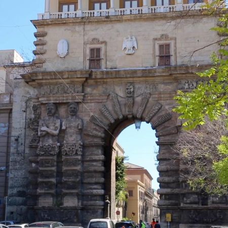 Italy, Sicily - Palermo, Porta (Gate) Nuova (00:01:15)