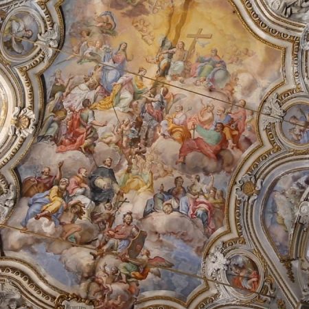 Italy, Sicily - Palermo, Saint Catherine of Alexandria - ceiling