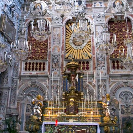 Italy, Sicily - Palermo, Saint Catherine of Alexandria - high altar