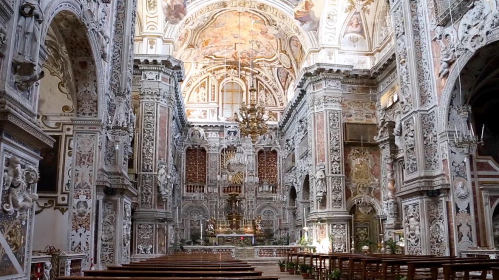Italy, Sicily – Palermo, Saint Catherine of Alexandria – nave High-Quality Images & Videos The MCA Collection
