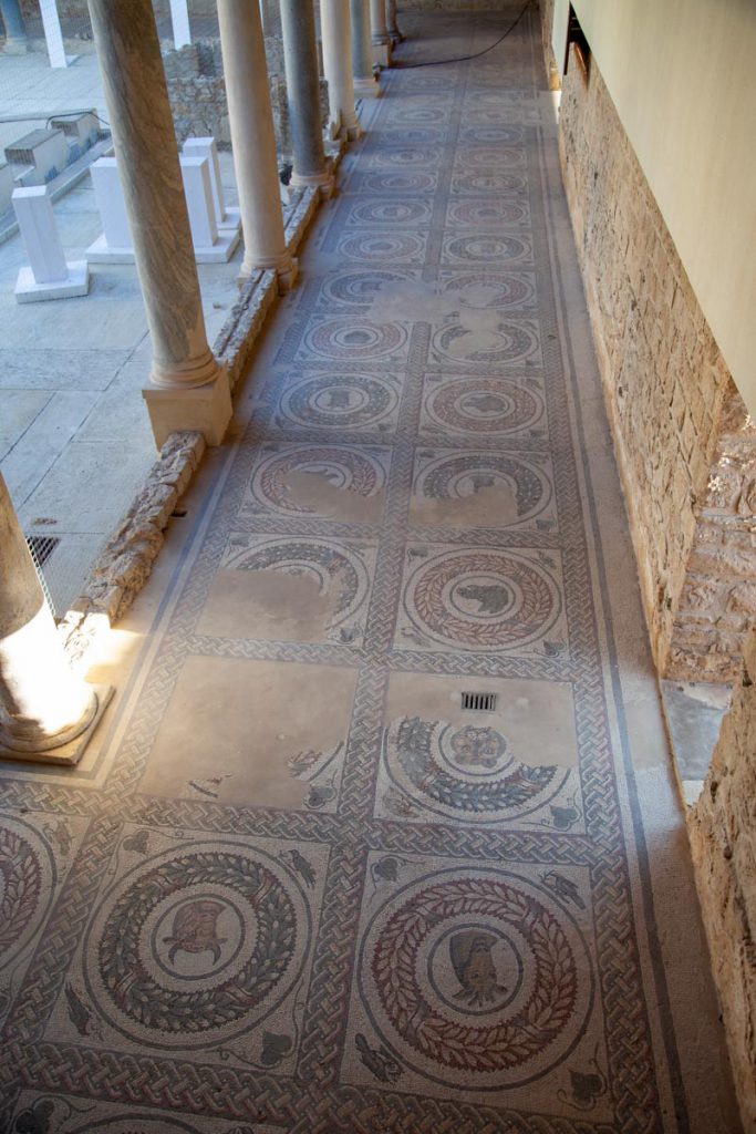 Italy, Sicily – Roman Villa – Villa Romana del Casale – Colonnade Peristyle (00:00:51) High-Quality Images & Videos The MCA Collection