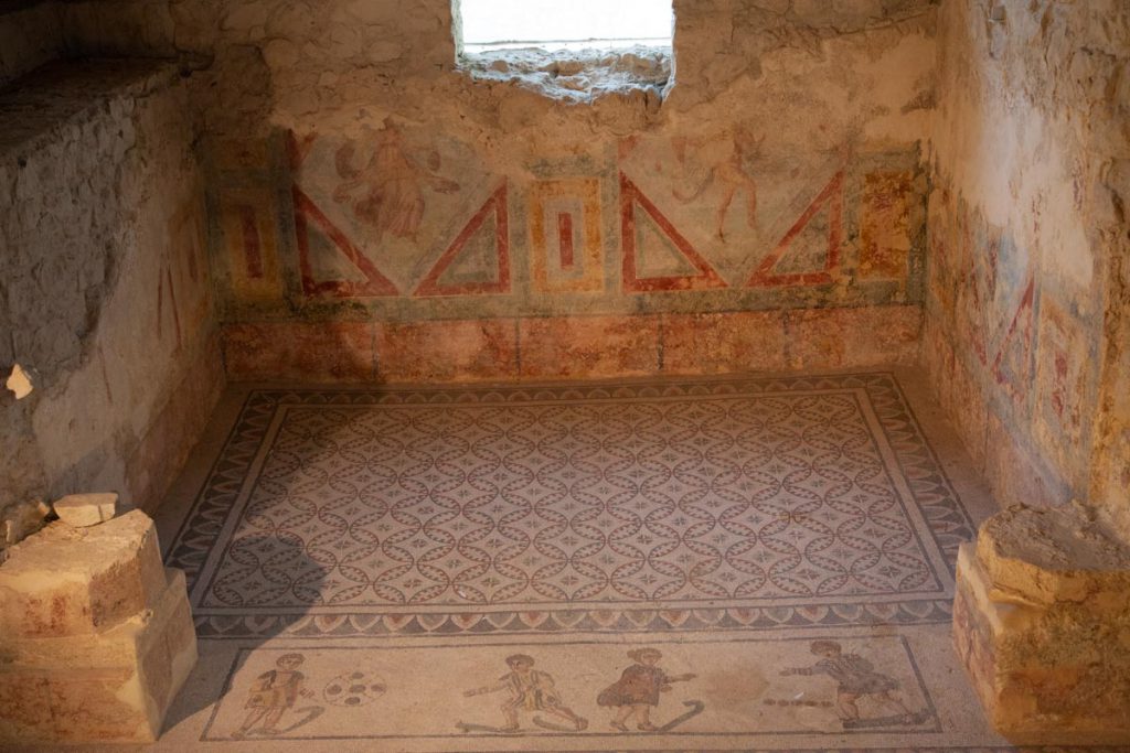 Italy, Sicily – Roman Villa – Villa Romana del Casale – Alcove of the Dominus (00:00:28) High-Quality Images & Videos The MCA Collection
