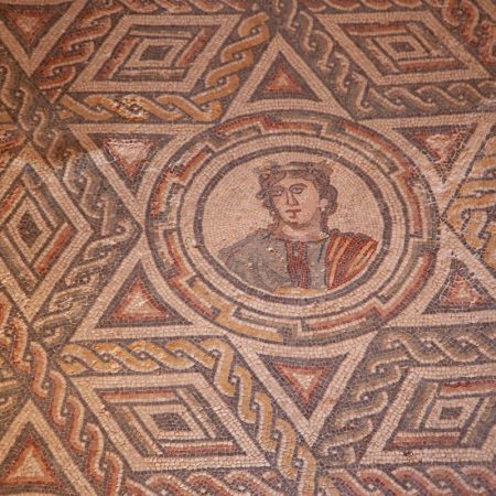 Italy, Sicily - Roman Villa - Villa Romana del Casale - Room of the Four Seasons (00:01:03)