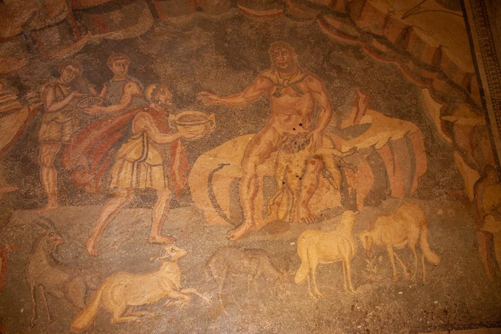 Italy, Sicily – Roman Villa – Villa Romana del Casale -vestibule of ulysses and Polyphemus (00:00:31) High-Quality Images & Videos The MCA Collection