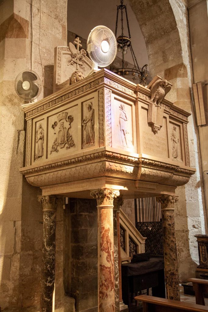 Italy, Sicily – Syracuse, Cathedral- Pulpit (00:00:24) High-Quality Images & Videos The MCA Collection