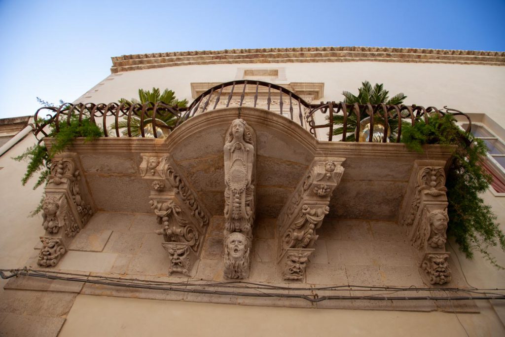 Italy, Sicily – Syracuse, Gothic balcony (00:00:21) High-Quality Images & Videos The MCA Collection