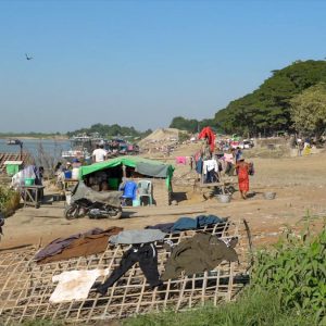 Myanmar, Irrawaddy river – Traditional – Laundry drying High-Quality Images & Videos The MCA Collection