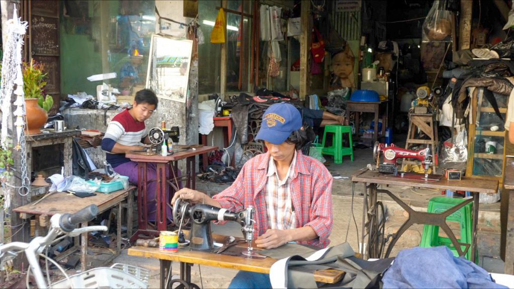 Myanmar, Mandalay – Traditional sewing workshop High-Quality Images & Videos The MCA Collection